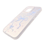 Aesthetic Bow & Floral Print Phone Case for iPhone 16 Pro Max