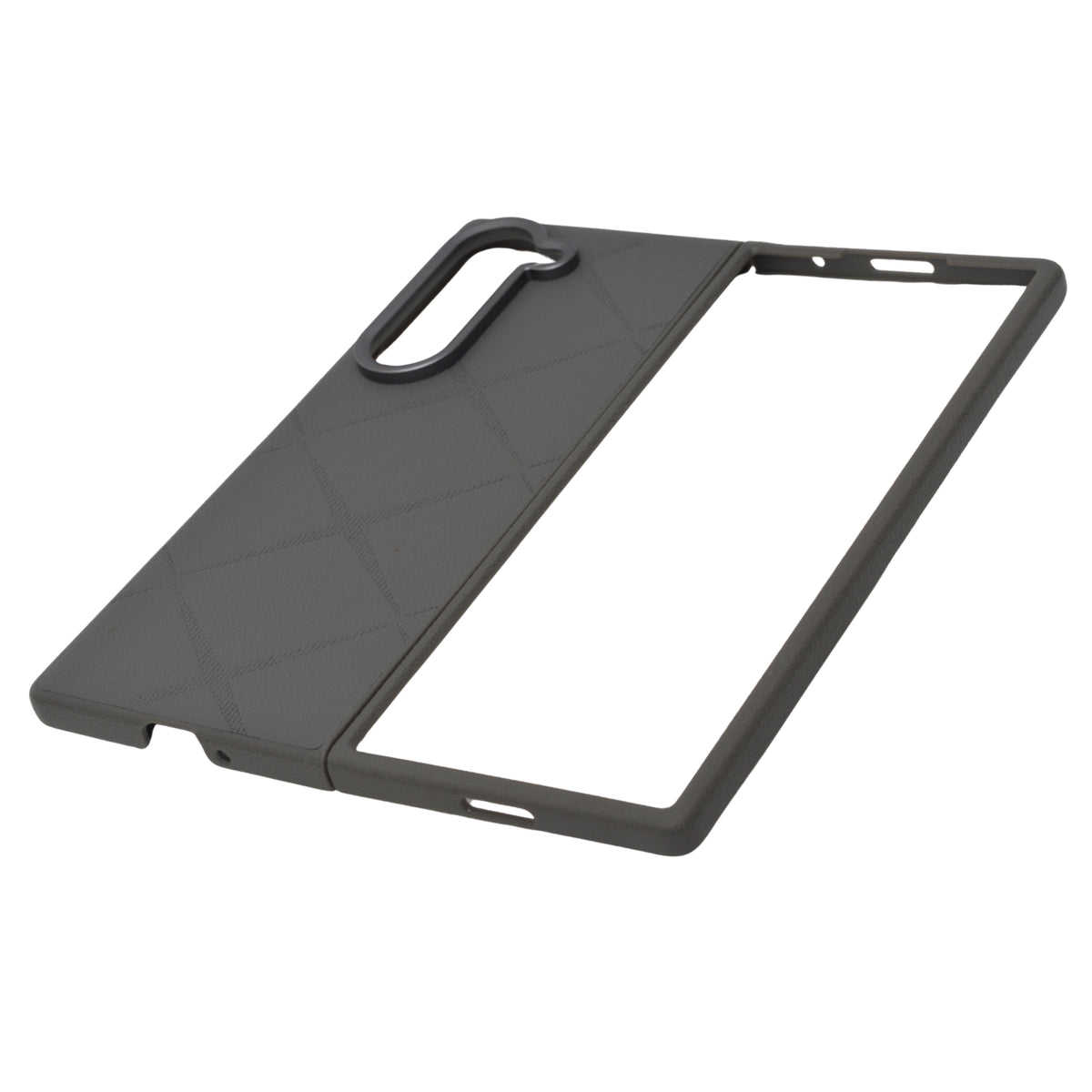 Modern Geometric Leather Finish Slim Case for Samsung Galaxy Z Fold 6