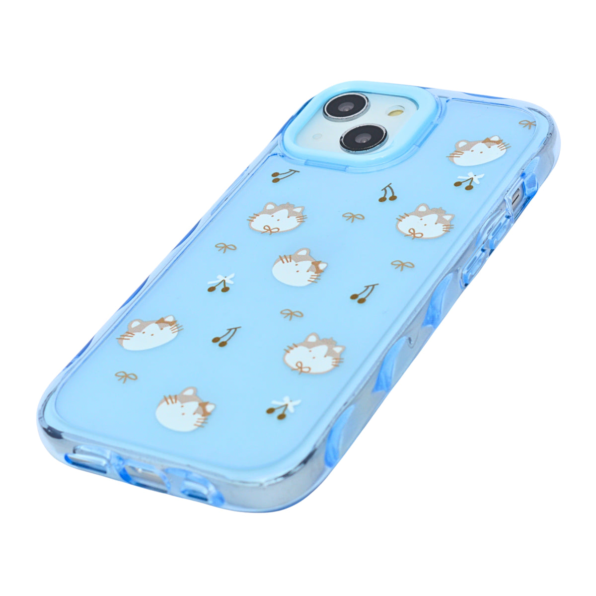Cute Transparent Wavy Edge Phone Case for iPhone 13/ 14