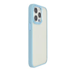 Transparent Hard back with Chrome Border Anti Slip Grip Phone Case for iPhone 13 Pro