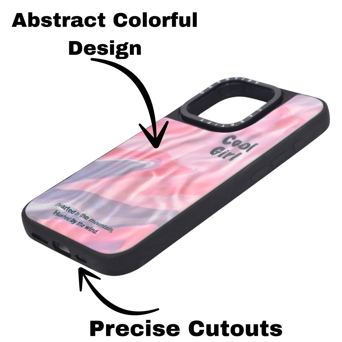 Marble Glossy Abstract Protective Phone Case For iPhone 15 Pro Max