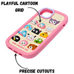 3D Cartoon Hello Steamed Bun Character Design Phone Case For iPhone 15