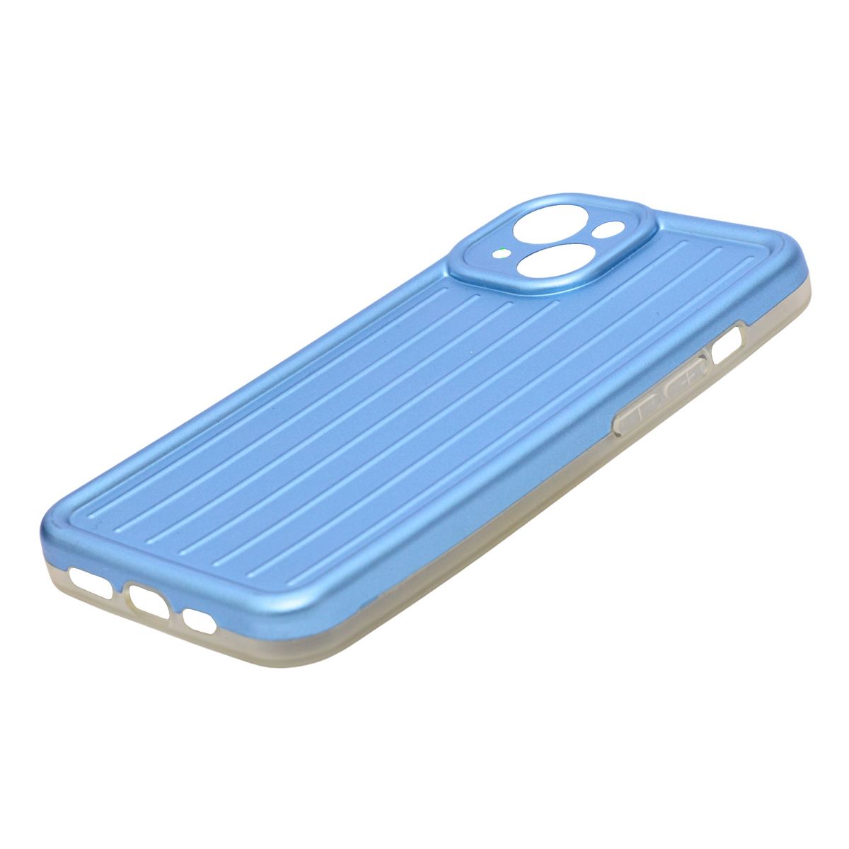 3D Vertical Striped Bumper Phone Case with Camera Protection for iPhone 13 / 14