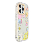Cute Transparent Wavy Edge Phone Case for iPhone 14 Pro