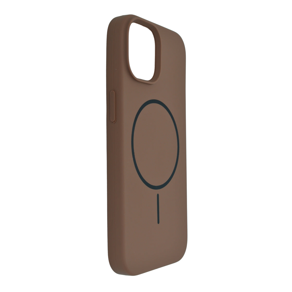 Soft Silicone with MagSafe Ring Phone Case for iPhone 15