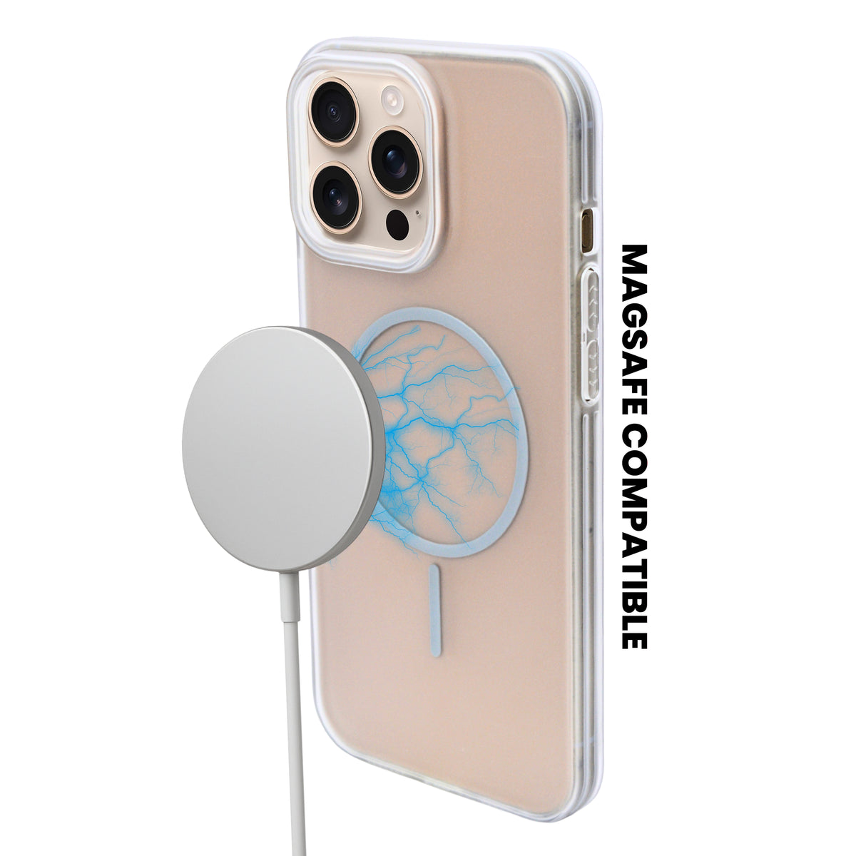 Crystal Clear Shockproof MagSafe Phone Case for iPhone 16 Pro
