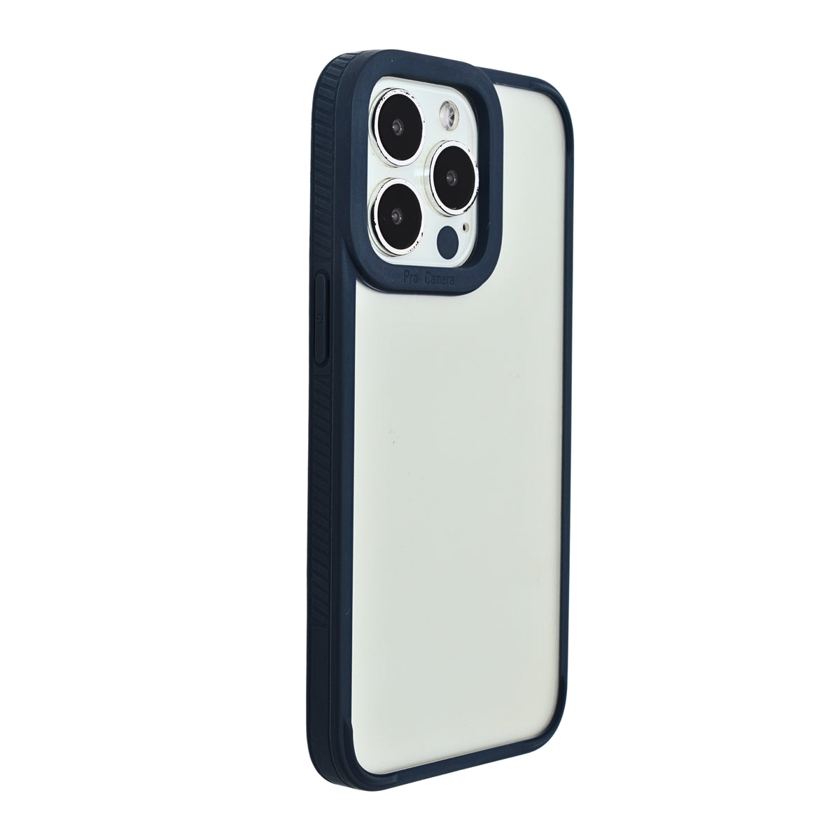 Slim Transparent Protective Phone Case with Smooth Border Grip for iPhone 13 Pro