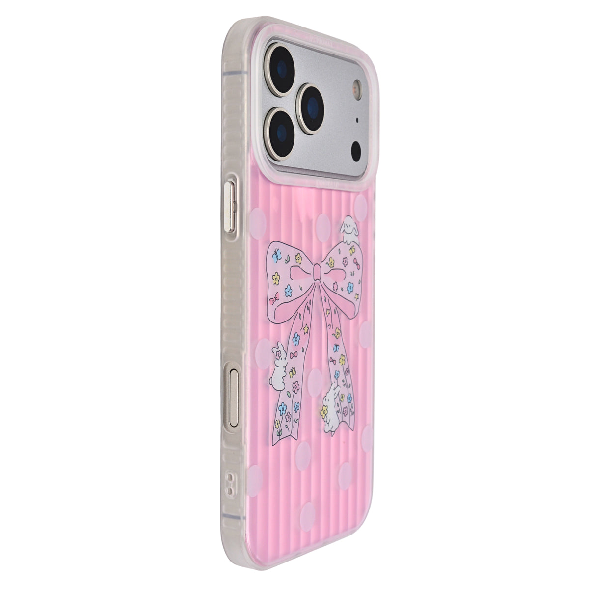 Aesthetic Bow & Floral Phone Case for iPhone 17 Pro