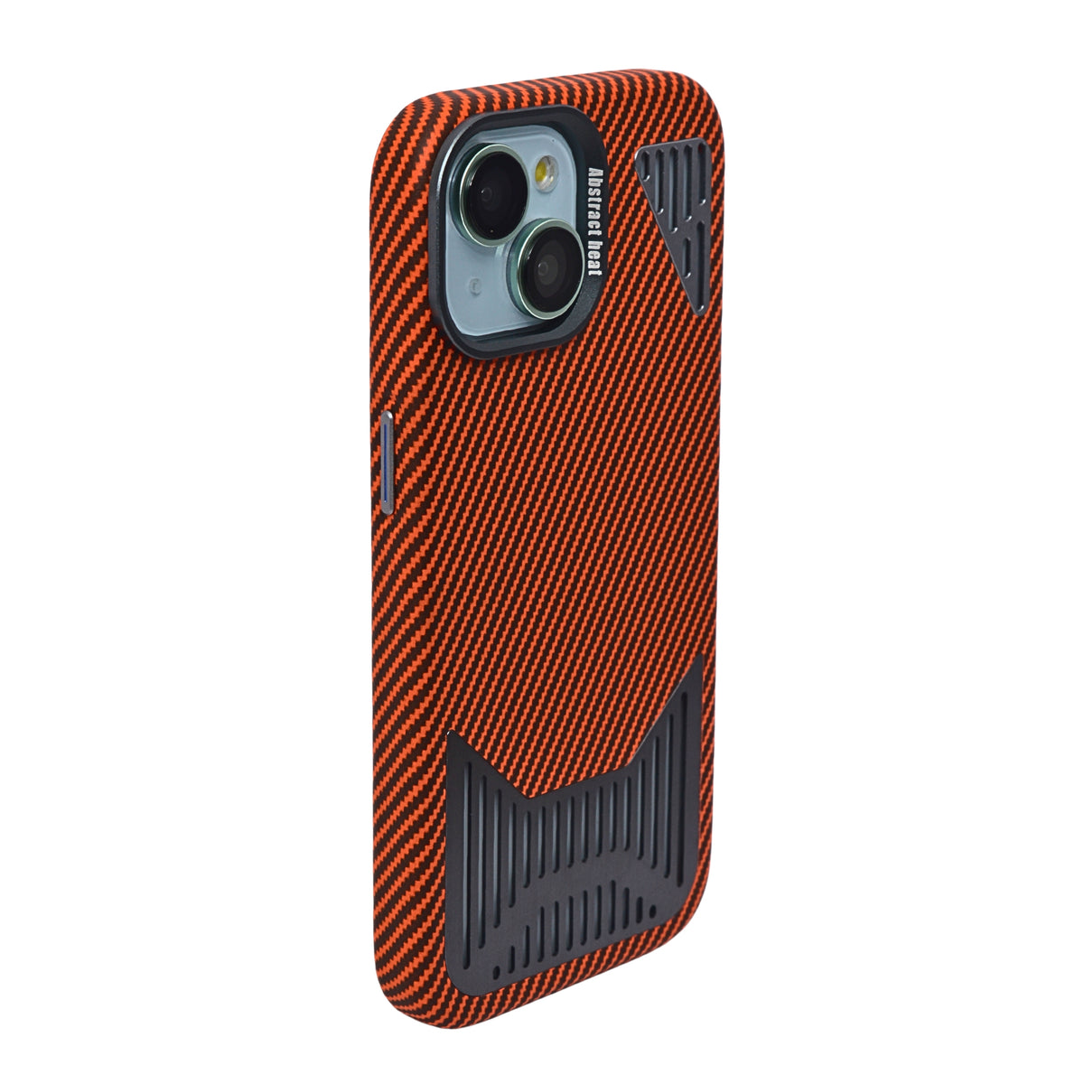 Premium Heat Dissipation with Modern Textured Finish Phone Case for iPhone 15