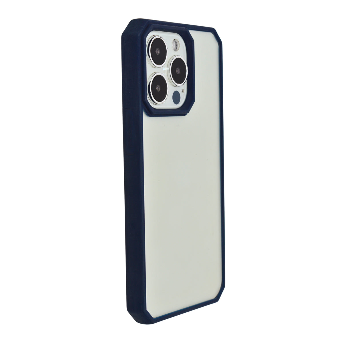 Premium Transparent Phone Case with Accent Frame for iPhone 13 Pro