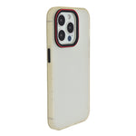 Frosted Clear with Matte Camera Border Phone Case for iPhone 14 Pro