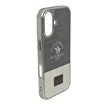 Santa Barbara Polo Club Dual Tone Leather Finish Phone Case for iPhone 17