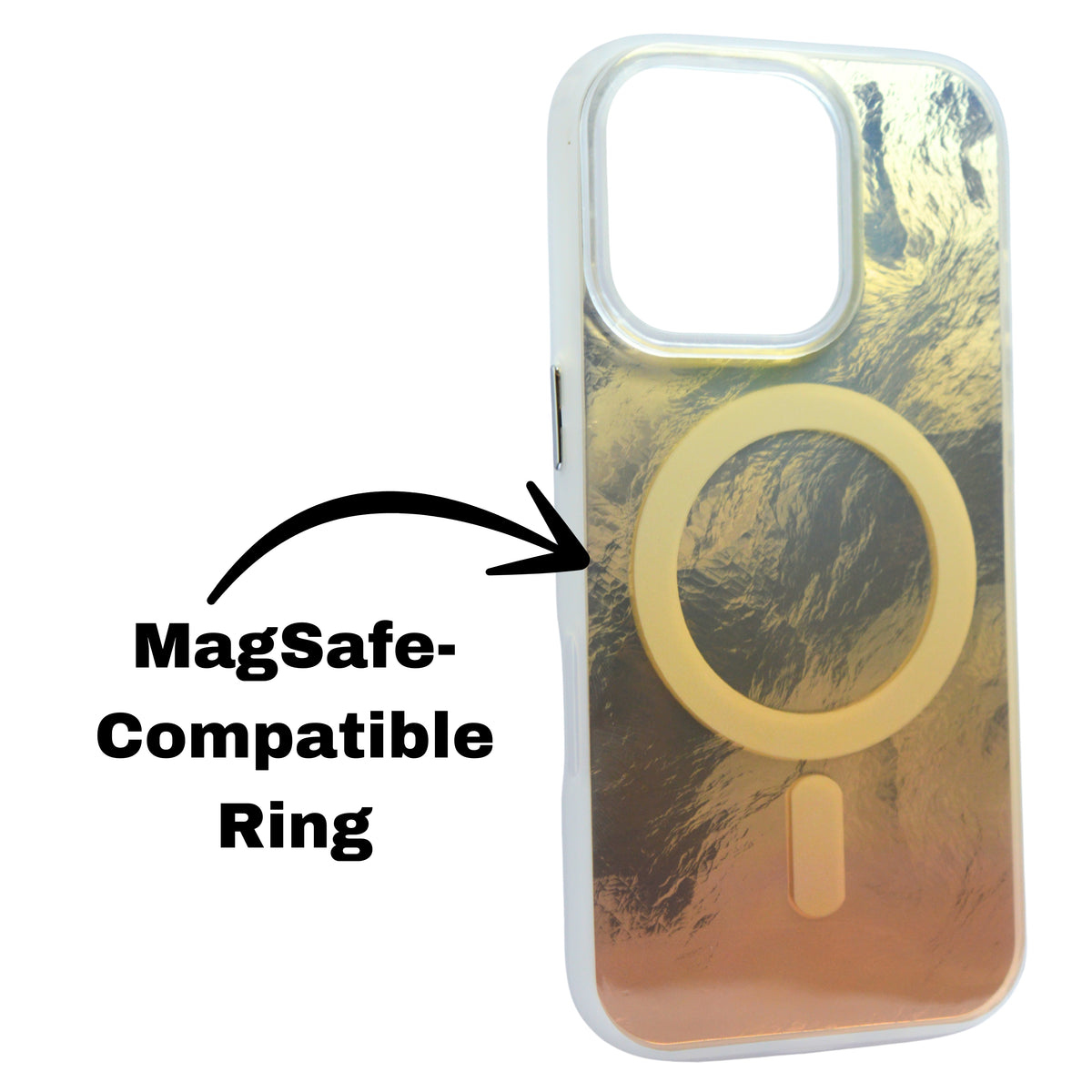Iridescent MagSafe Compatible Gradient Phone Case For iPhone 16 Pro Max
