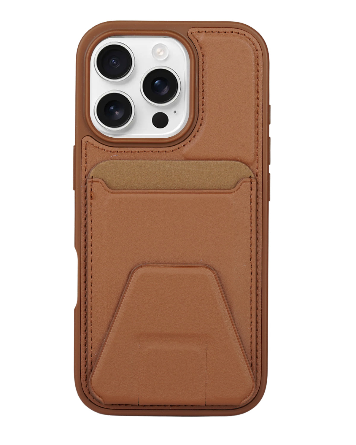 Card Wallet Case Durable Built-in Stand Cover For iPhone 16 Pro