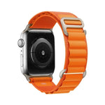 Alpine Nylon Loop Band with Metal G-Hook for iWatch 49mm (Ultra 2/Ultra), 45mm, 44mm, 42mm (Series 10/9/8/7/6/5/4/3/2/1/SE) – Adjustable & Secure Fit