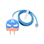 Avengers Theme Silicone Charger Case and Cable Protector for Apple 18W/20W Adapter