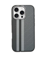 Carbon Fiber Texture Anti-Fall Protective Case for iPhone 16 Pro Max