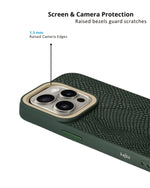 Slim PU Leather Case With Rubberized Interior For iPhone 14 Pro