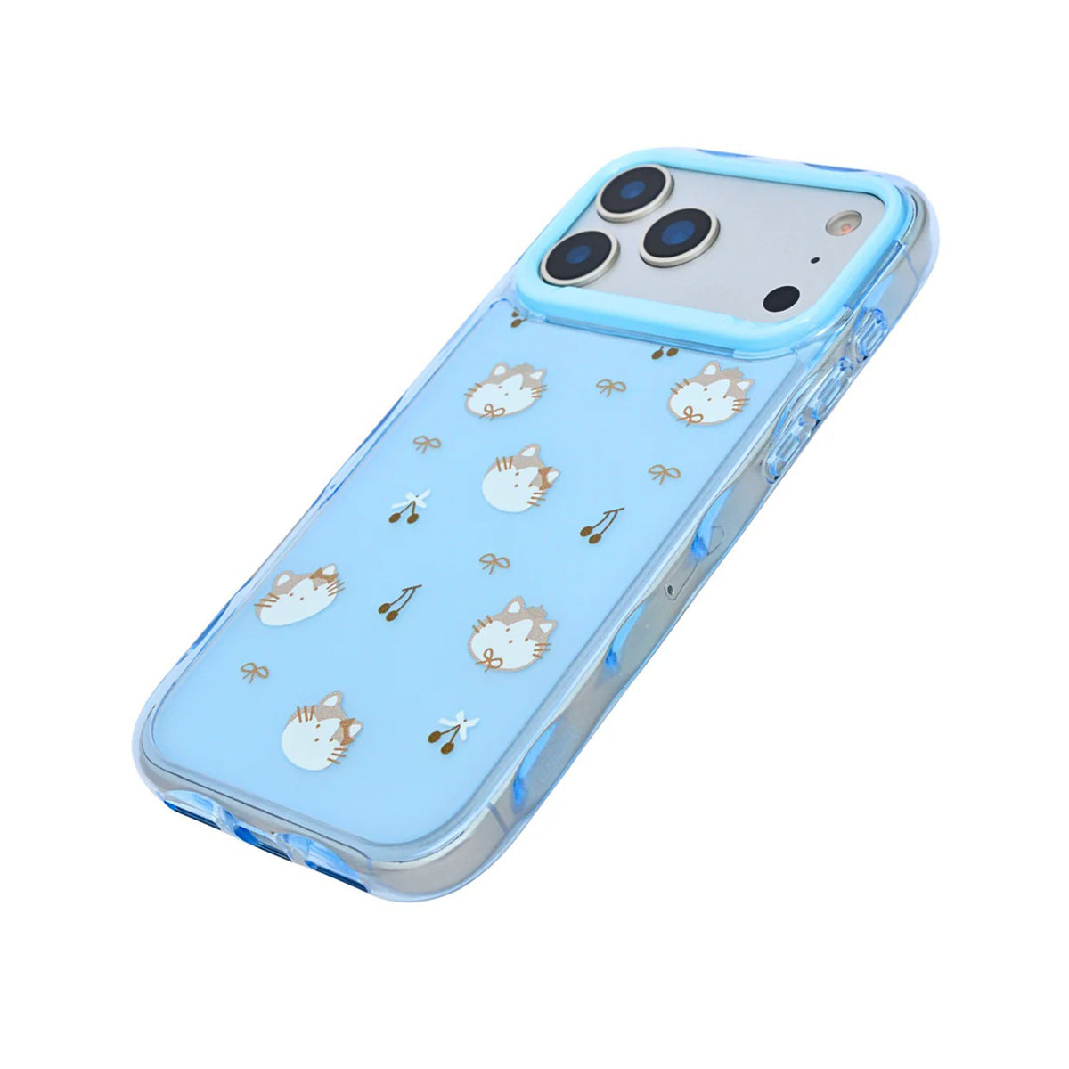 Cute Transparent Wavy Edge Phone Case for iPhone 17 Pro Max