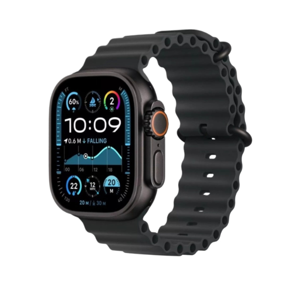 Durable Sweatproof Design Silicone Strap for iWatch 49mm (Ultra 2/Ultra), 45mm, 44mm, 42mm – Compatible with Series 10/9/8/7/6/5/4/3/2/1/SE