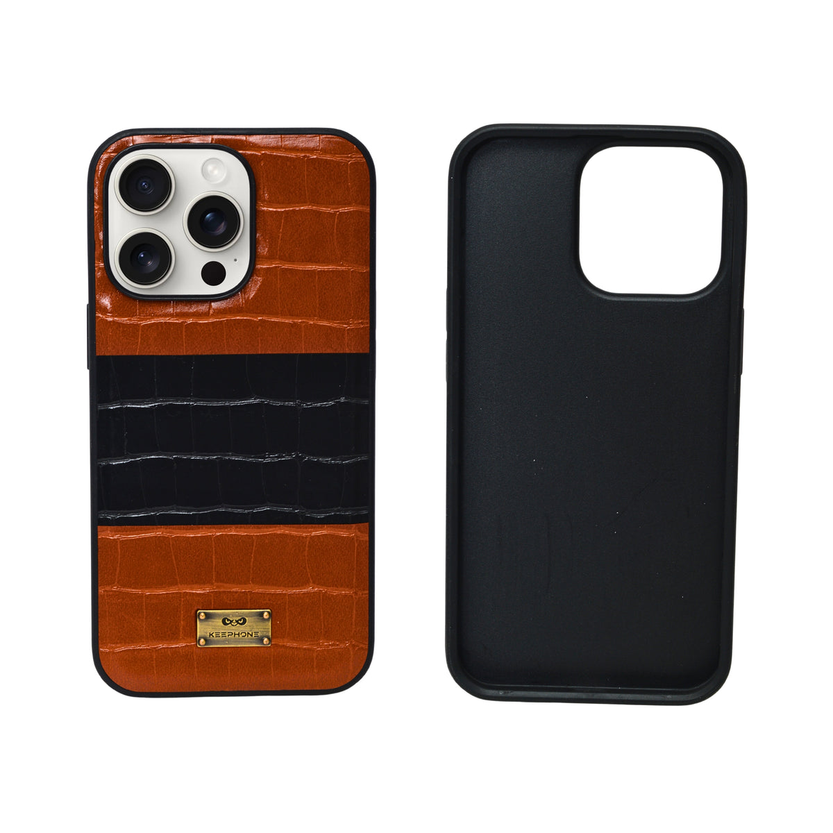 Crocodile Texture Leather Phone Case for iPhone 13 Pro