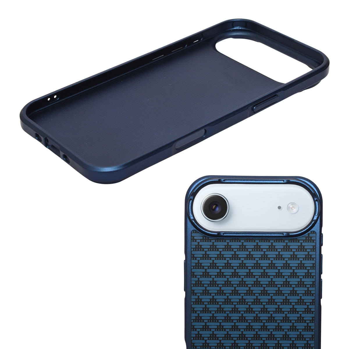 Geometric Carbon Fiber Texture Phone Case for iPhone 17 Air