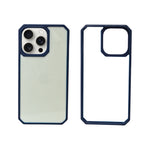 Premium Transparent Phone Case with Accent Frame for iPhone 13 Pro