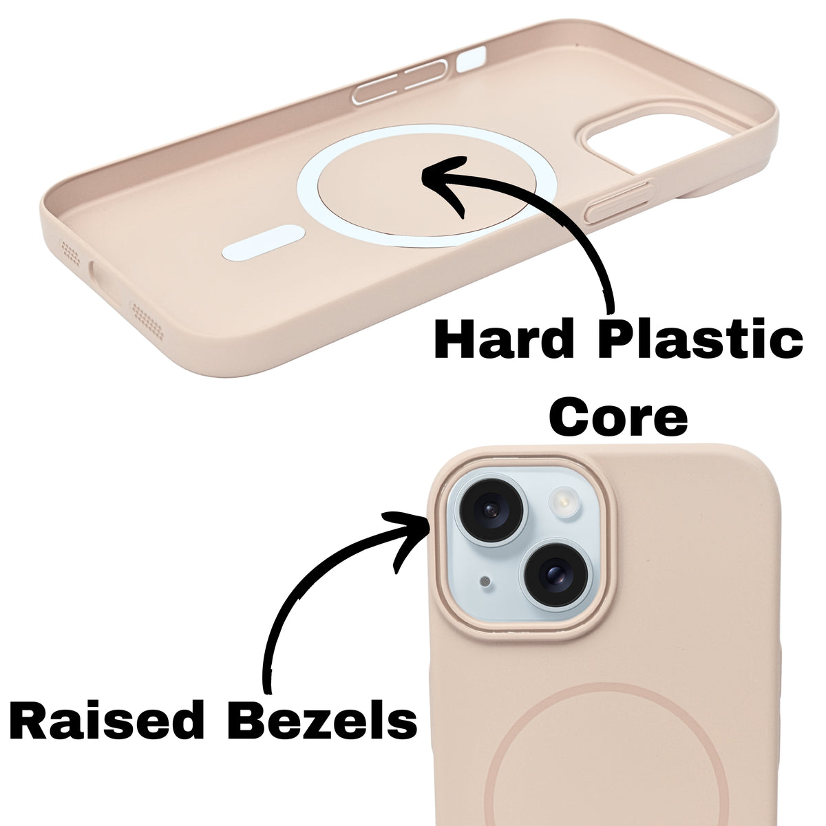 MagSafe Compatible Matte Finish Hard Plastic Phone Case for iPhone 13 /14