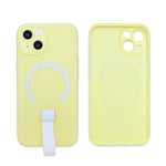 Frosty Matte with Silicone Finger Loop Phone Case for iPhone 13 / 14