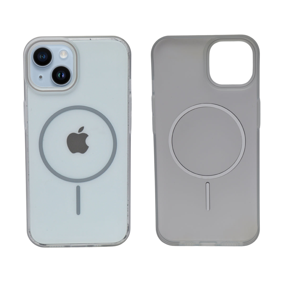 Crystal Clear Shockproof MagSafe Phone Case for iPhone 15