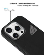 Premium Leather Heat Dissipation Protective Case for iPhone 16 Pro Max