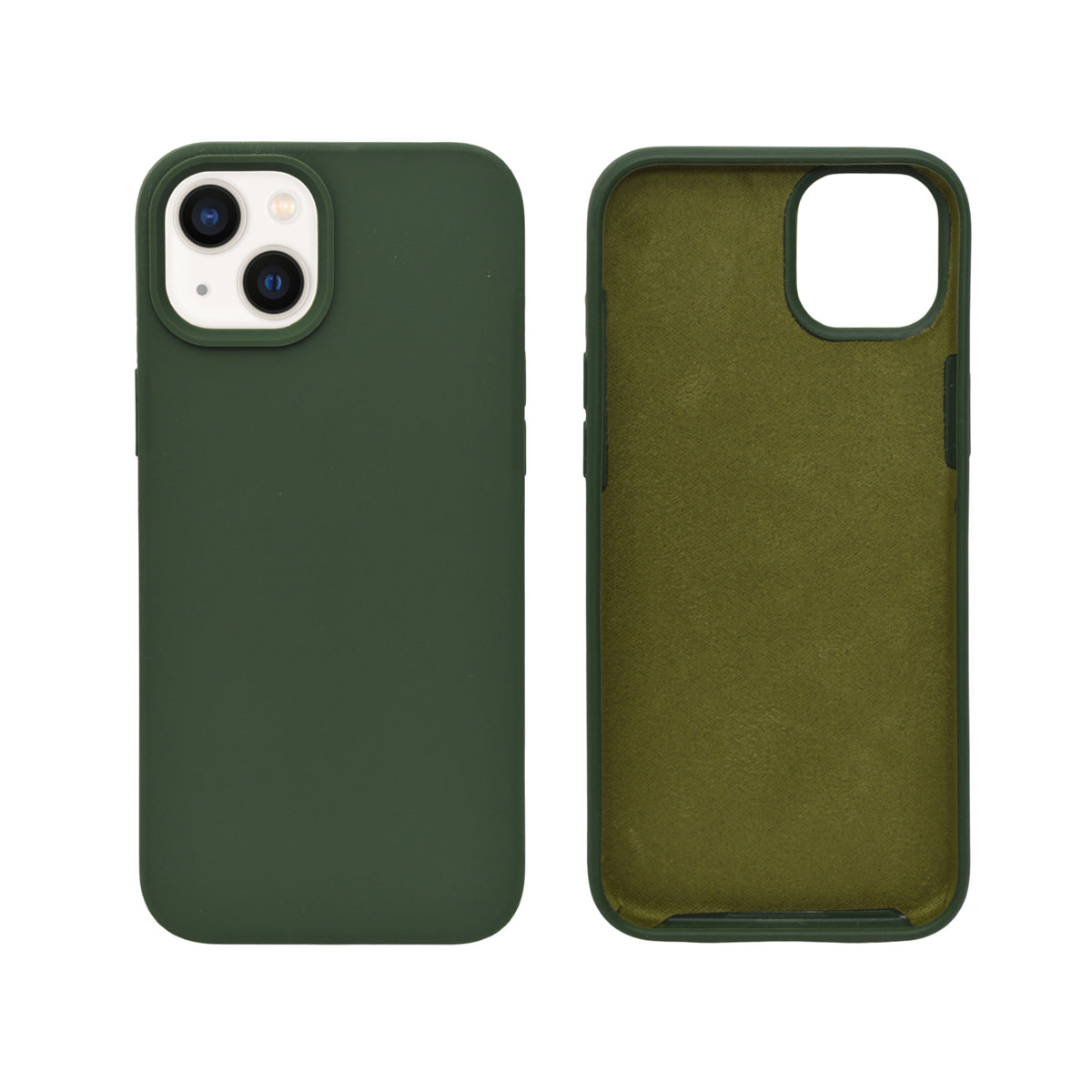 Premium Soft Silicone with Microfiber Lining Phone Case for iPhone 14 Plus / 15 Plus