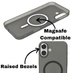 Hard Transparent Tinted Magsafe Compatible Phone Case for iPhone 16 Plus
