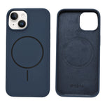 Soft Silicone with MagSafe Ring Phone Case for iPhone 14 Plus / 15 Plus