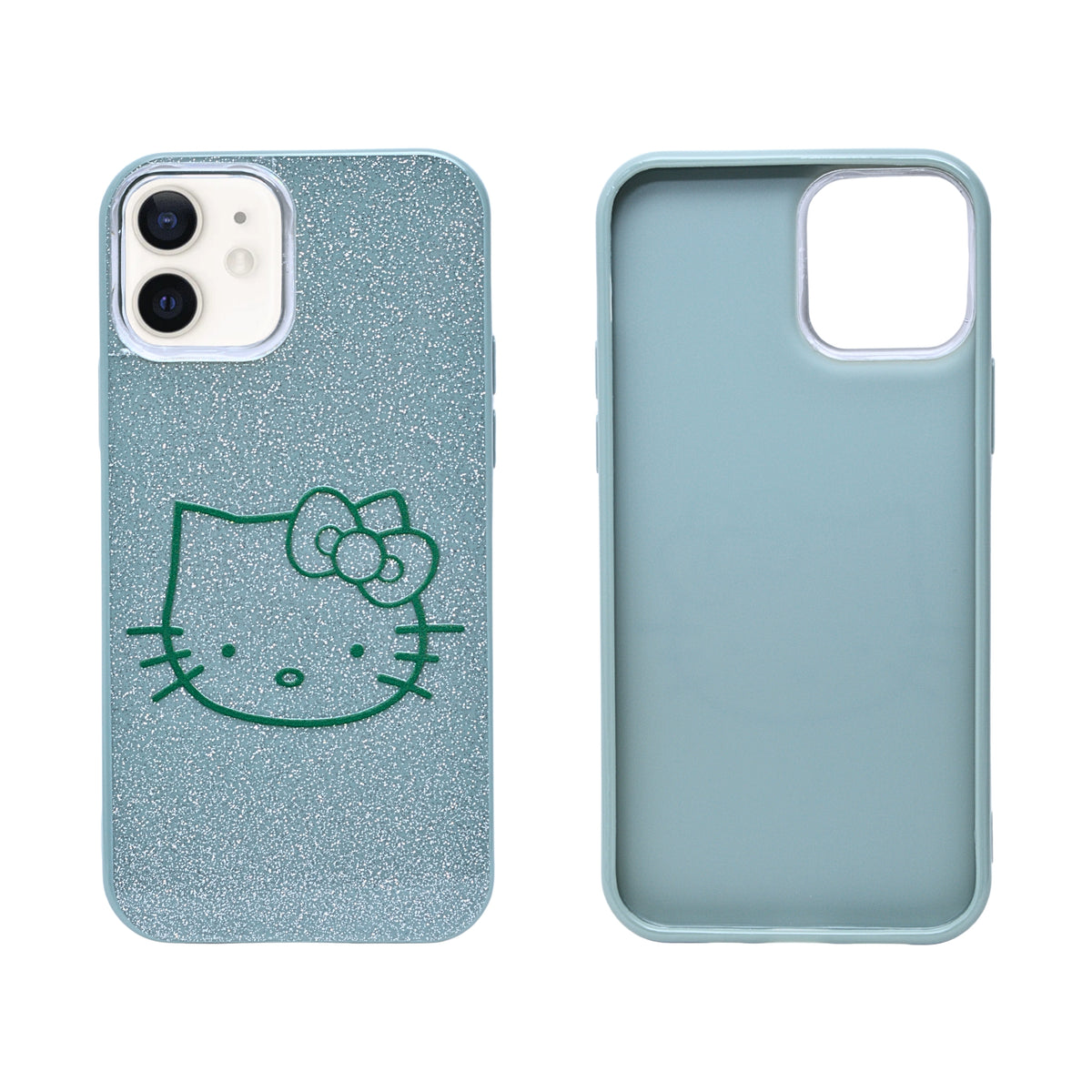 Glitter Sparkle Kitty Phone Case for iPhone 12/12 Pro