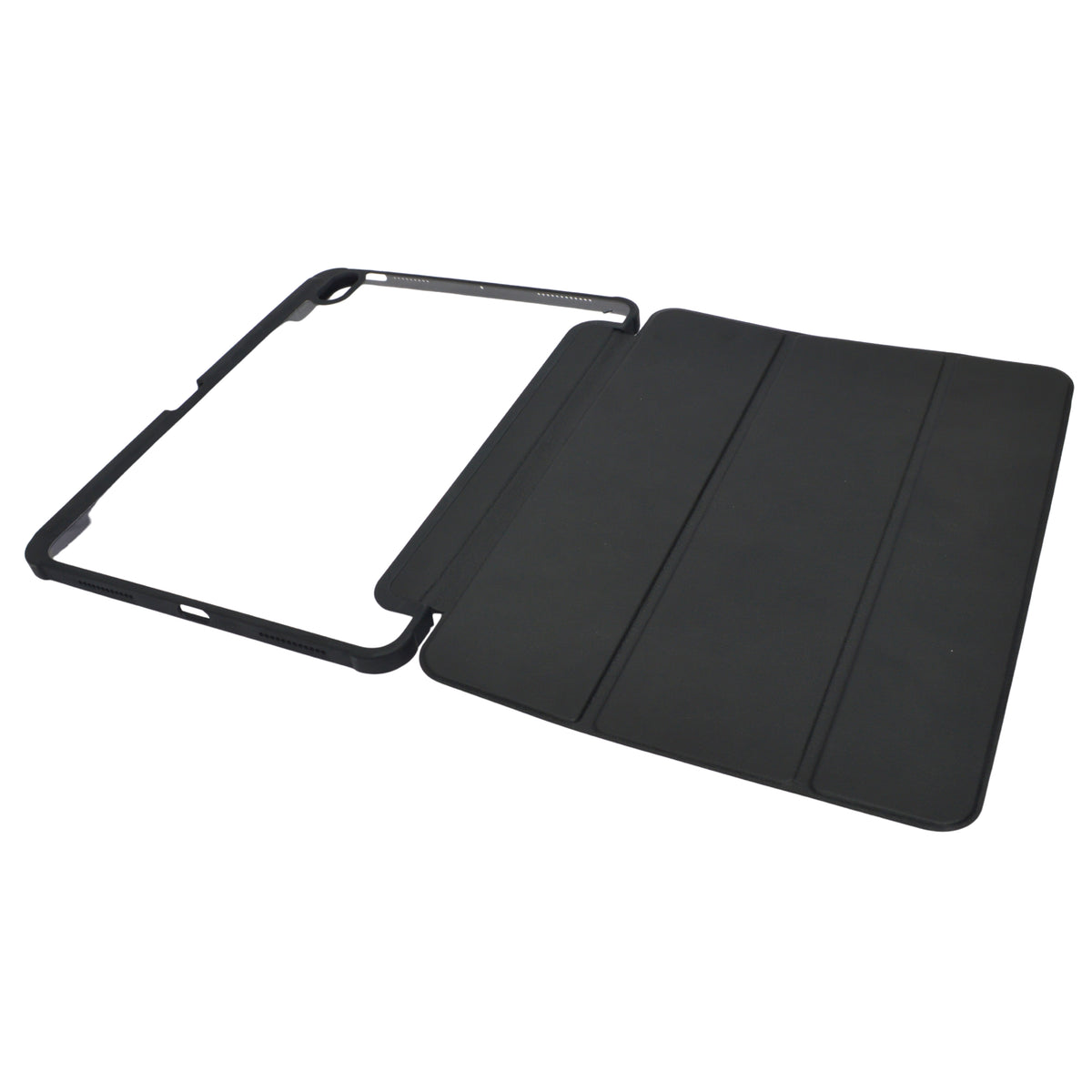 Crystal Transparent Trifold Protective Case with Pencil Slot for iPad 10.9 Inch (4th Gen / 5th Gen)