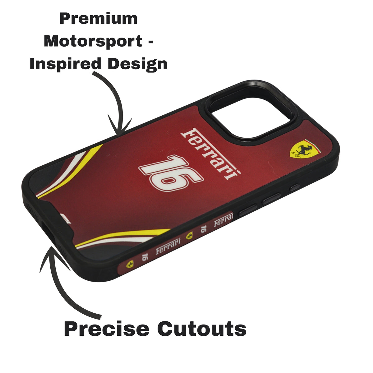 Premium Car Motorsport Edition Phone Case for iPhone 16 pro