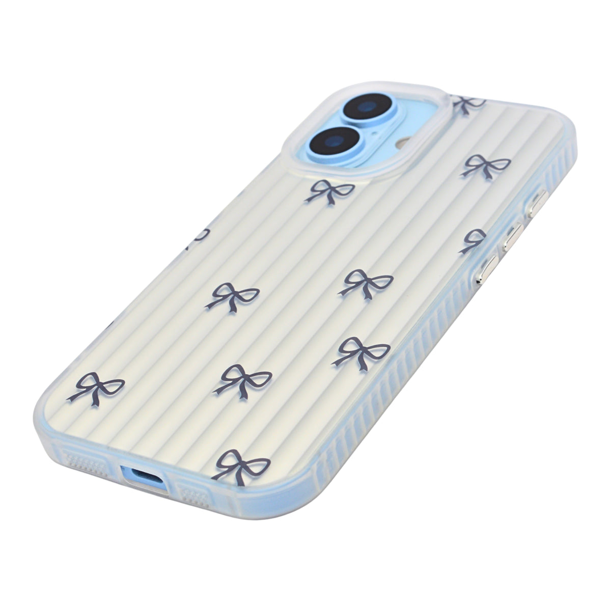 Aesthetic Bow & Floral Phone Case for iPhone 17