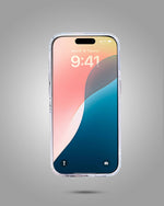 Transparent Floral Design Case For iPhone 15 Pro