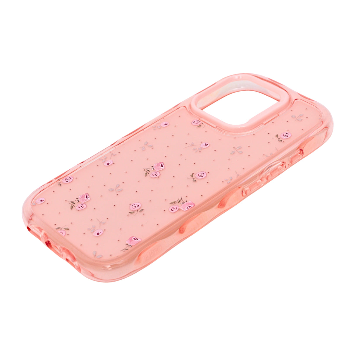 Cute Transparent Wavy Edge Phone Case for iPhone 16 Pro