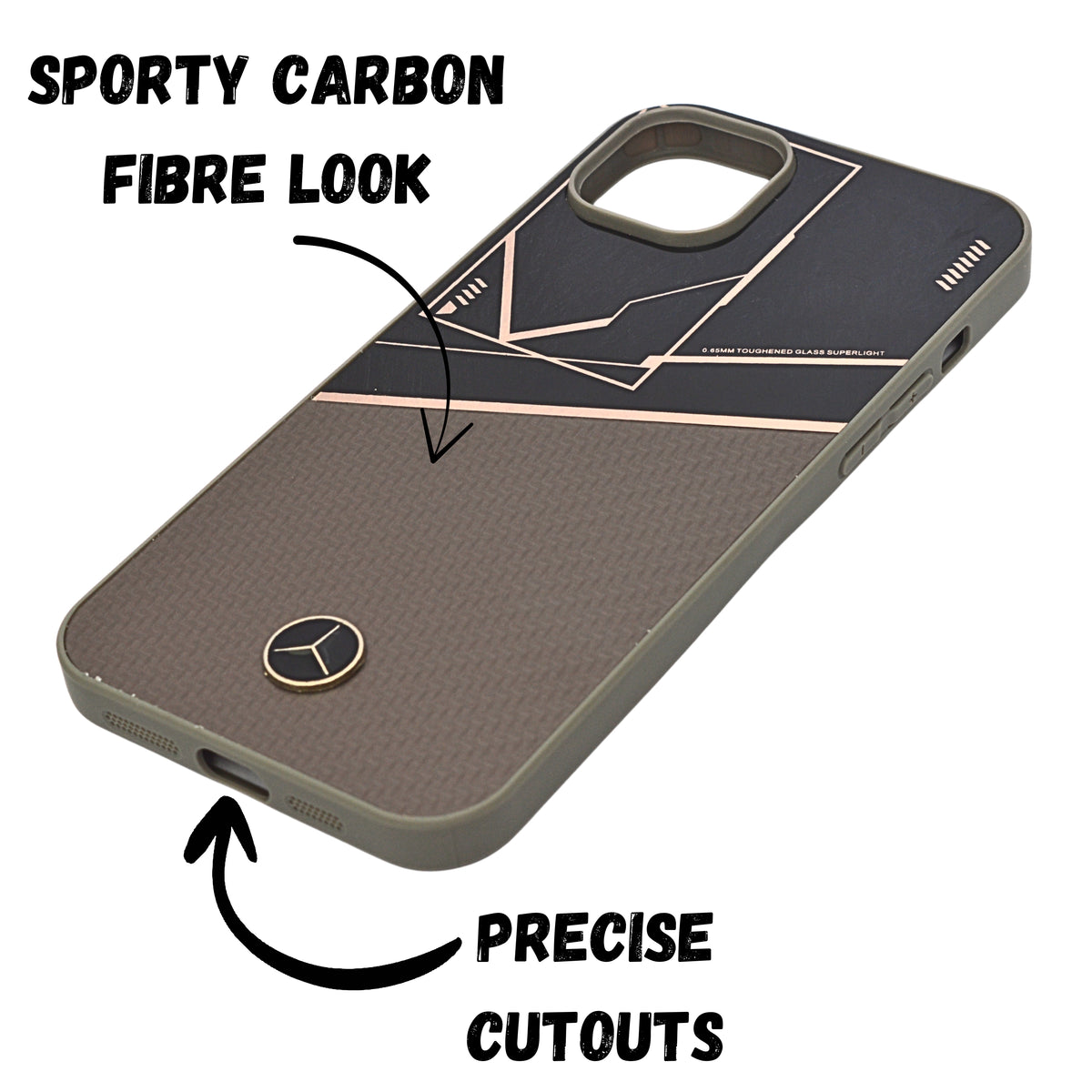 Premium Car Motorsport Edition Phone Case for iPhone 14Plus / 15Plus