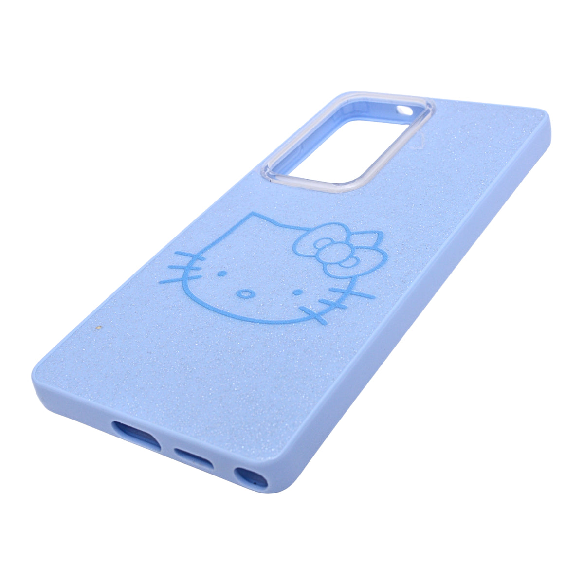 Glitter Sparkle Kitty Phone Case for Samsung Galaxy S25 Ultra