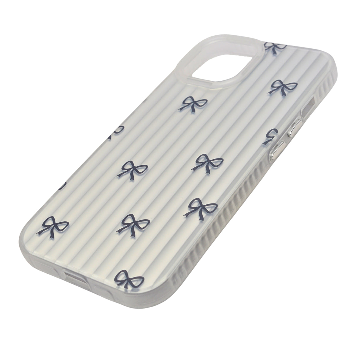 Aesthetic Bow & Floral Phone Case for iPhone 15