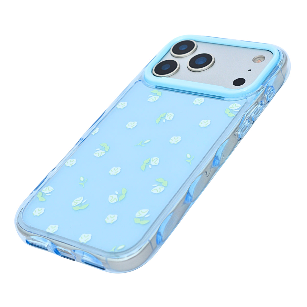 Cute Transparent Wavy Edge Phone Case for iPhone 17 Pro