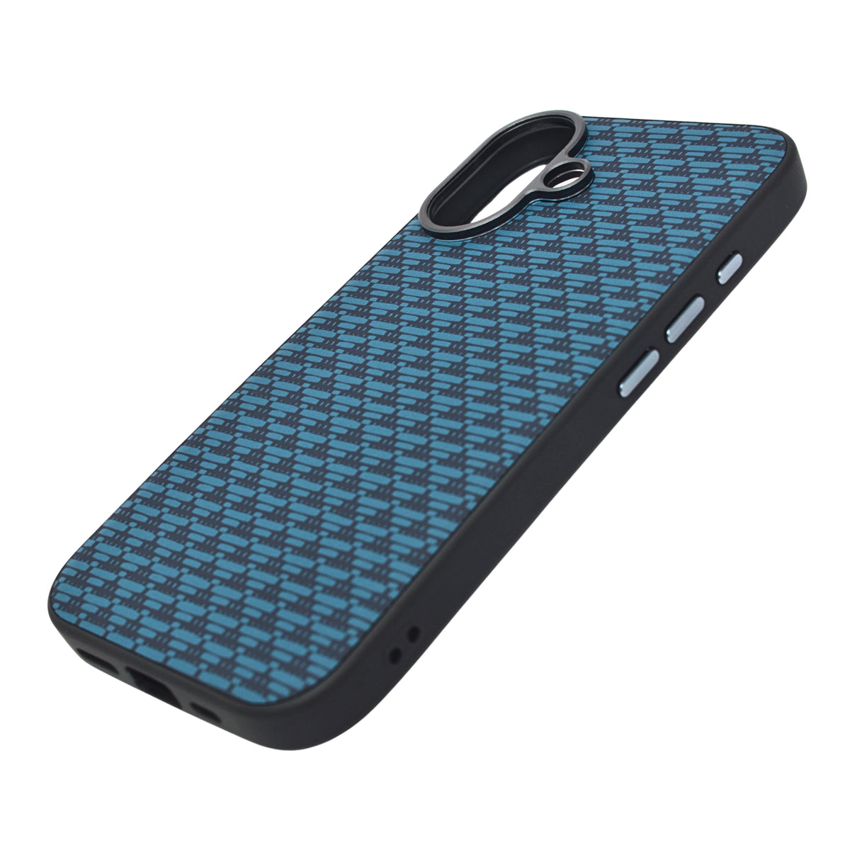 Carbon Weave Pattern Phone Case for iPhone 16 Plus