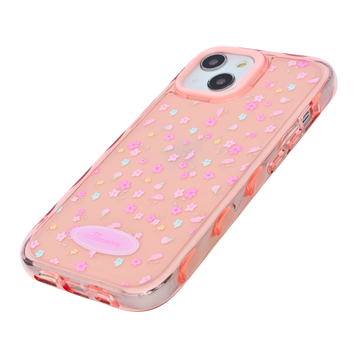 Cute Transparent Wavy Edge Phone Case for iPhone 13/ 14