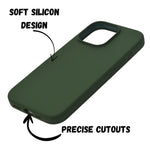 Premium Soft Silicone with Microfiber Lining Phone Case for iPhone 16 Pro