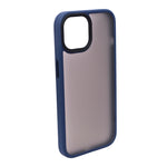 Frosted Translucent Shockproof Edge Frame Phone Case for iPhone 15