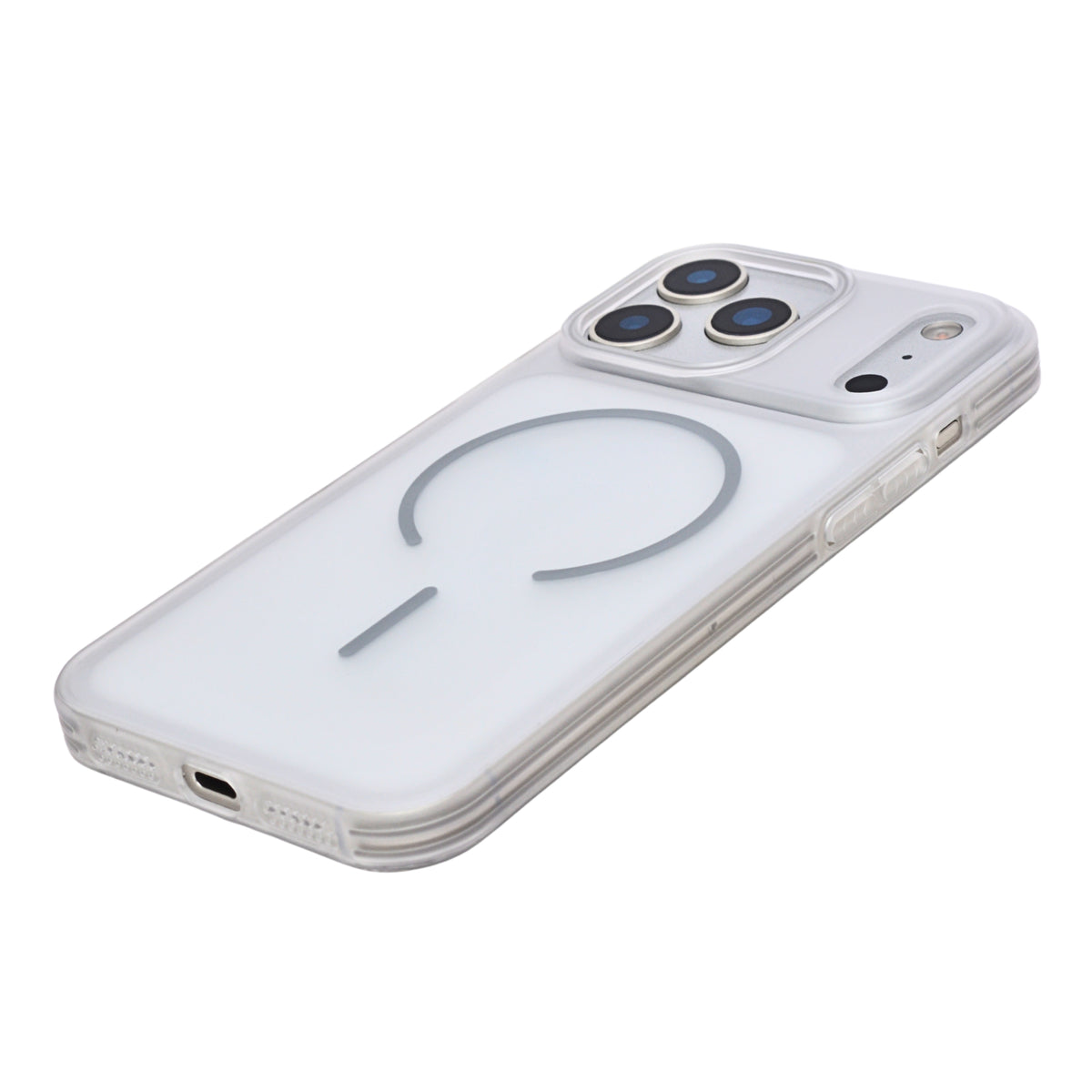 Crystal Clear Shockproof MagSafe Phone Case for iPhone 17 Pro