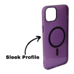 Hard Crystal Tinted Transparent Magsafe Compatible Phone Case for iPhone 14 Plus/ 15 Plus